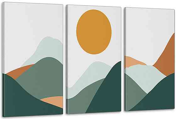 Модульна картина у вітальню/ спальню     Гірський пейзаж       ART-191_3A 100х150 см Київ