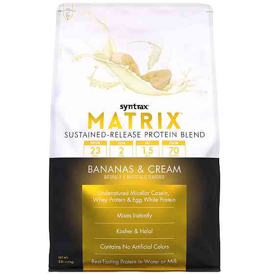 Протеїн Syntrax Matrix 2.2 kg (Bananas &amp; Cream) Луцьк