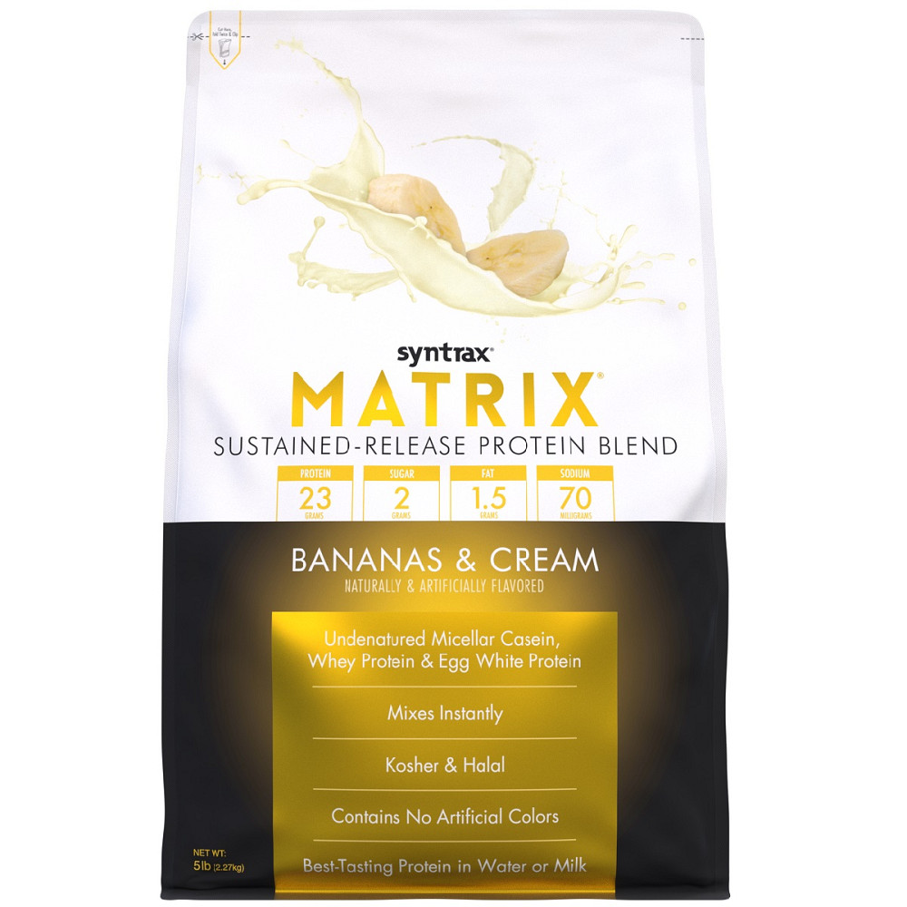 Протеїн Syntrax Matrix 2.2 kg (Bananas &amp; Cream) Луцьк - фото 1