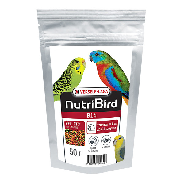 Versele-Laga NutriBird В14 ВЕРСЕЛЕ-ЛАГА НУТРІБЕРД В14 повнораціонний корм для хвилястих та інших невеликих папуг Київ - фото 1