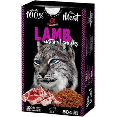 Ласощі для котів Alpha Spirit Cat Lamb Natural Snacks з ягням 80 г (8436586311780) Вінниця