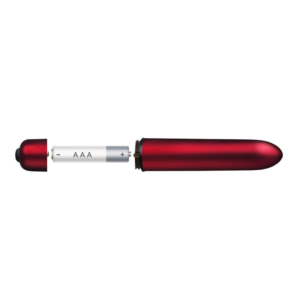 Віброкуля Rocks Off RO-90mm 10 Speed Scarlet Velvet матова Sex Aura Київ - фото 4