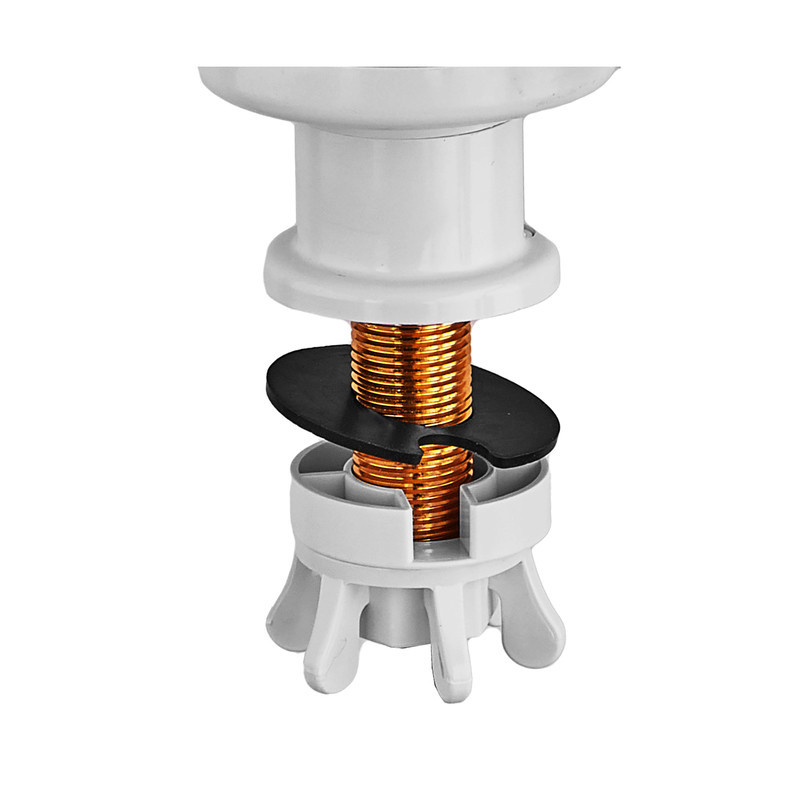 Водонагрівач 3,3 kW проточний, з індикатором температури, рефлекторний вилив, на мийку ZERIX ELW06-EF-WHITE (колір білий) (ZX5856) Київ - фото 5