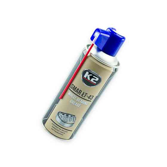 Смазка литиевая аэрозоль K2 WHEEL BEARING GREASE 400мл для подшипников Мукачево