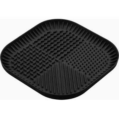 Універсальний посуд для тварин Fiboo Fiboowl килимок для злизування ласощів та їжі, L чорний (FIB0224) Вінниця