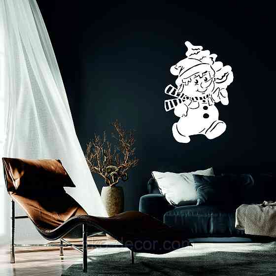 Декоративне настінне Панно «Сніговик», Декор на стену Київ