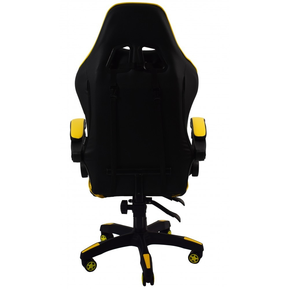 Крісло геймерське комп'ютерне ігрове Bonro B-810 офісне для комп'ютера дому і офісу Жовтий Київ - фото 7