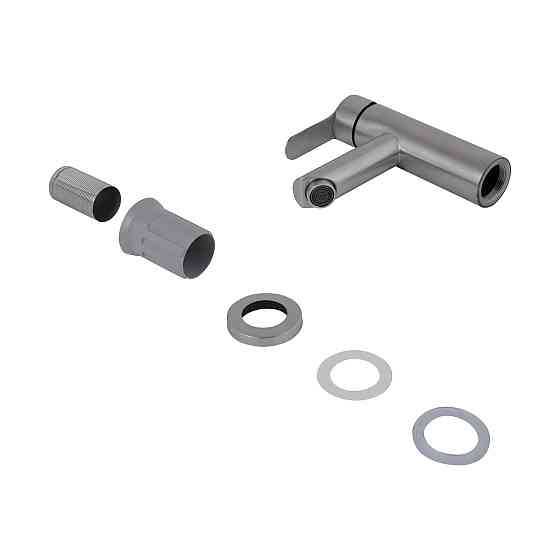 Змішувач для раковини Brinex Pure 001F низький Nickel BRIPUR001FNKL Київ