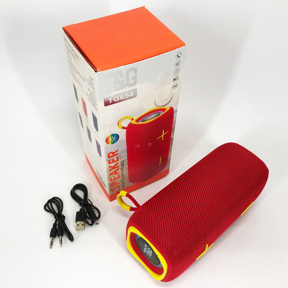 Колонка для вечірки на вулиці, Bluetooth колонка з радіо Музична блютуз з підсвічуванням OU-55 Івано-Франківськ - фото 5