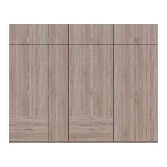 Шафа для одягу Doros Лукас Дуб сонома 3+4 ДСП 300х50х240 DRS-011708 (42005131) Львів