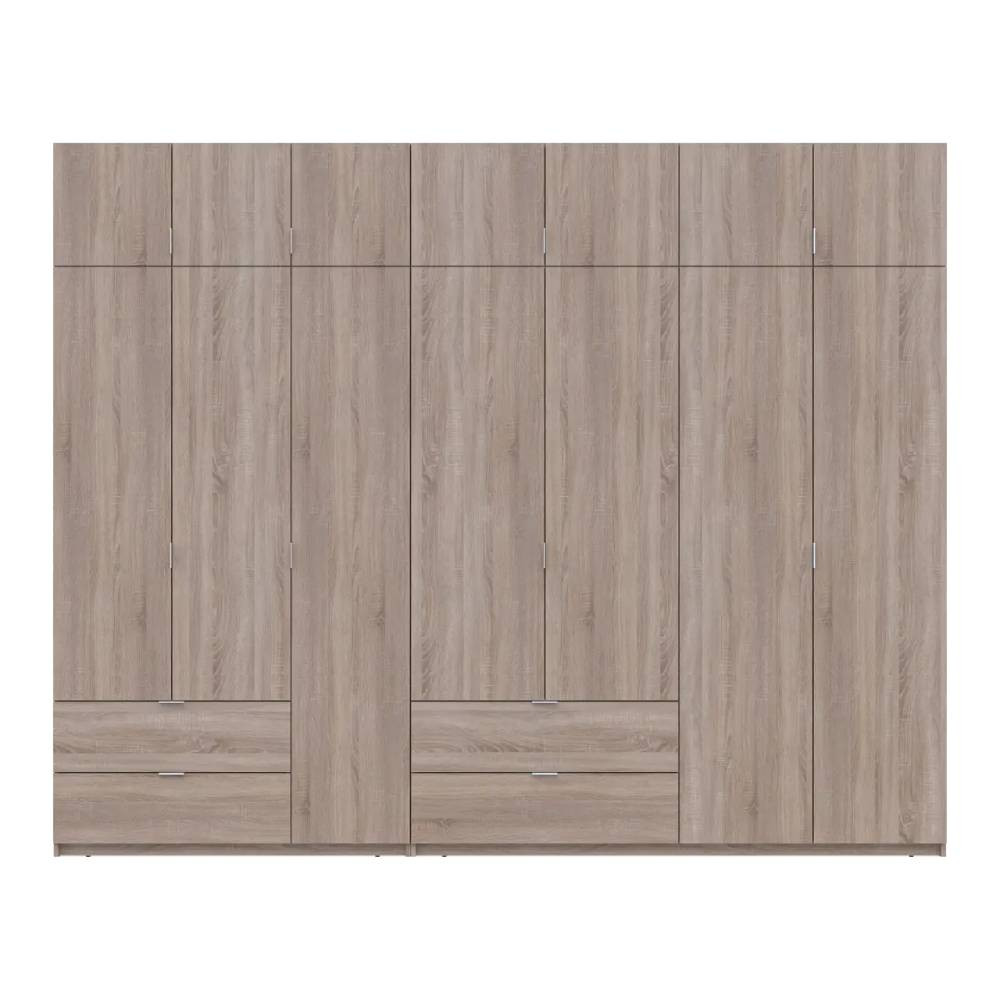 Шкаф для одежды Doros Лукас Дуб сонома 3+4 ДСП 300х50х240 DRS-011708 (42005131) Львов - изображение 4