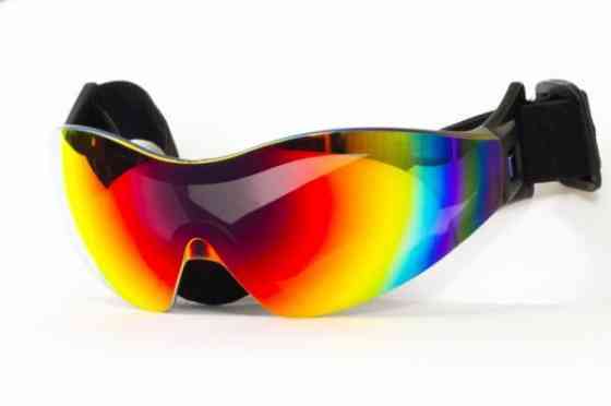 Окуляри захисні з ущільнювачем Global Vision Z-33 (G-Tech™ red) Anti-Fog, дзеркальні червоні Запоріжжя