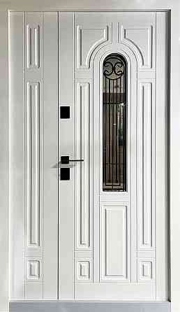 Двері вхідні SARMAK Елегант термо Лучія дерев'яна панель ArWood RAL 7016 1200х2040 мм Київ