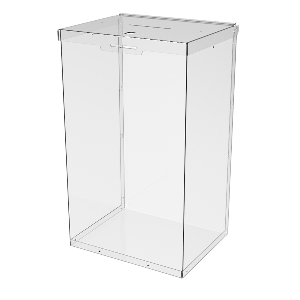 Ящик EKOSTAR с замком для пожертвований и сбора денег 250x200x420. Объем 21 литров Киев - изображение 2