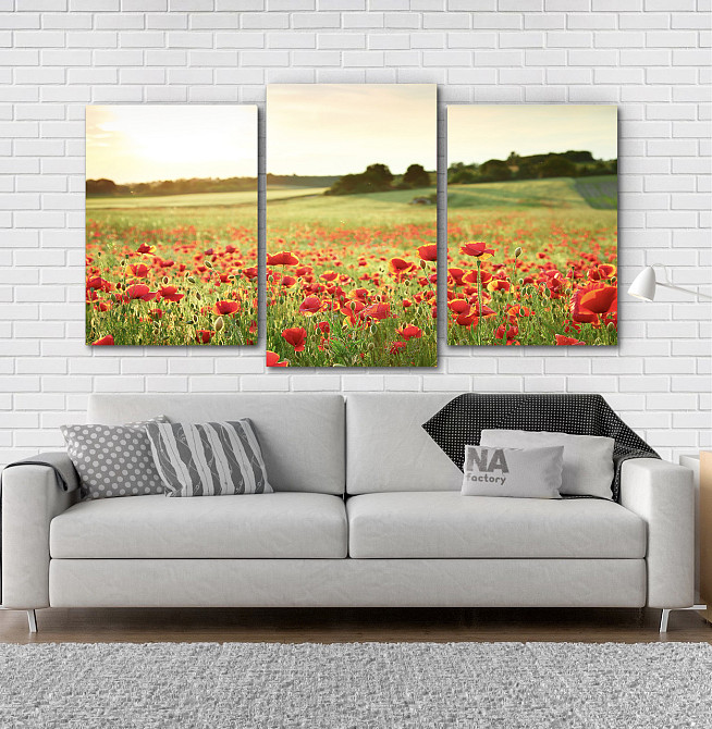 Модульна картина Полі Квітів Art-187_3 Київ - фото 2