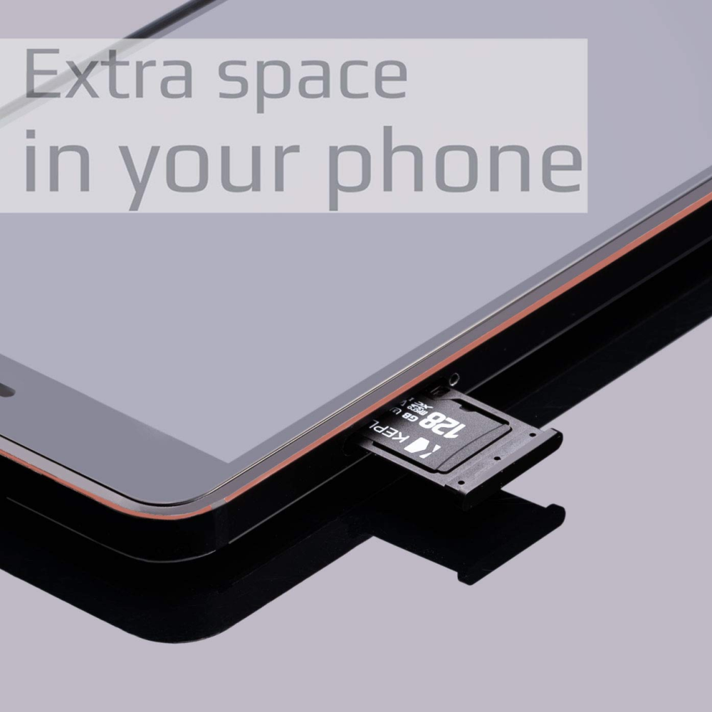 Карта памяти Keple microSD 128 ГБ Class 10 UHS-I U1, 30 МБ/с, SD-адаптер + USB-кардридер, повреждена коробка Киев - изображение 3