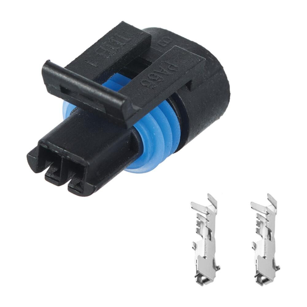 Роз'єм конектор 2-кон., Дат, Температури Води Delco (І Бренд Ford), 12162193, 12162195, 0441201, Buick, Cadillac, Chevrolet Київ - фото 1