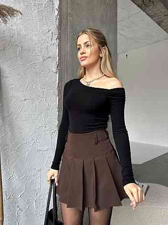 Жіноча базова коротка плісерована спідниця Одеса