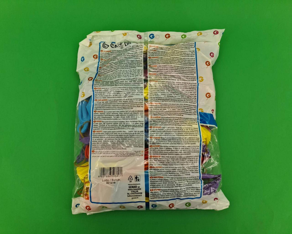 Повітряні кульки Панч-Болл асорті пастель 18" (45 см) 100 шт (1 пач.) Харків - фото 4