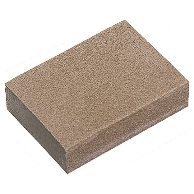 Губка для шліфування, 125 х 100 х 10 мм, м'які, 3 шт, P 60/80, P 60/100, P 80/120 Matrix Полтава - фото 1