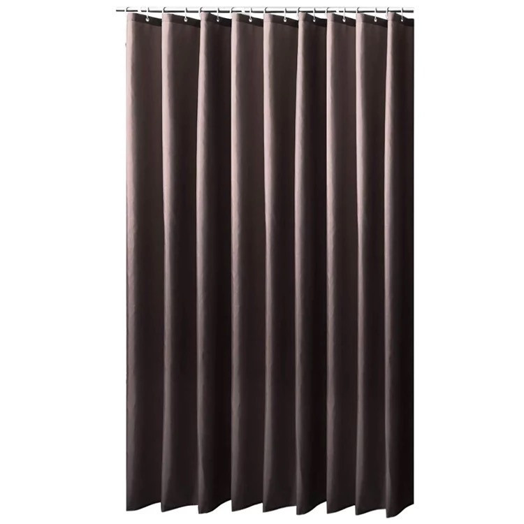 Шторка для ванной комнаты и душа Bathlux 180 x 180 см водонепроницаемый полиэстер штора занавеска в ванную, коричневая Каменец-Подольский - изображение 1