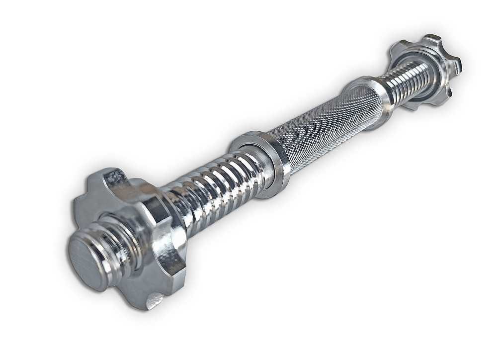 EasyFit Гантельний гриф EasyFit 35 см, Ø 28 мм хромований Коломыя - изображение 1