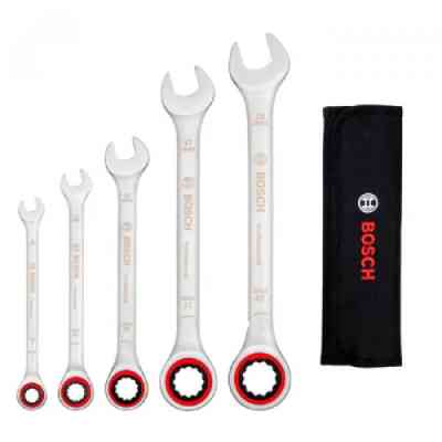 Ключ Bosch комбінований, набір 5шт, 8,10,13,17,19мм (1.600.A02.Z3D) Вінниця