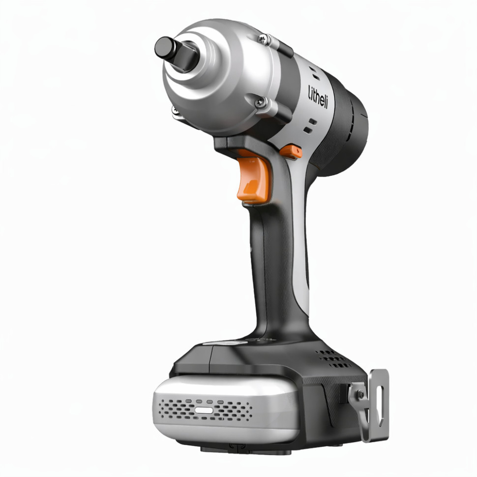Акумуляторний ударний гайковерт Litheli щітковий, живлення від павербанку (УМБ Litheli Power Bank 20000 mAh, 45 W, 2А в комплекті) Київ - фото 1