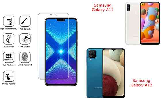 Защитное стекло NeoGlass для Samsung Galaxy A11, Galaxy A12 – ультрапрозрачное и устойчивое Киев