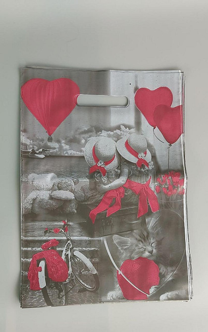 Пакеты с вырубной ручкой (25*35+3)