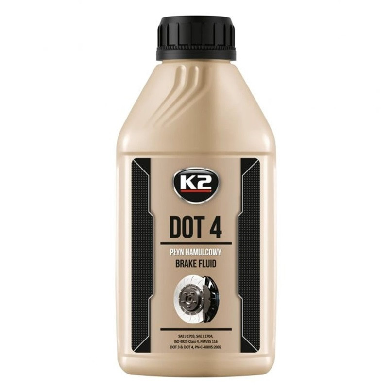 Гальмівна рідина K2 Turbo Brake Fluid DOT 4 500мл Львів - фото 1