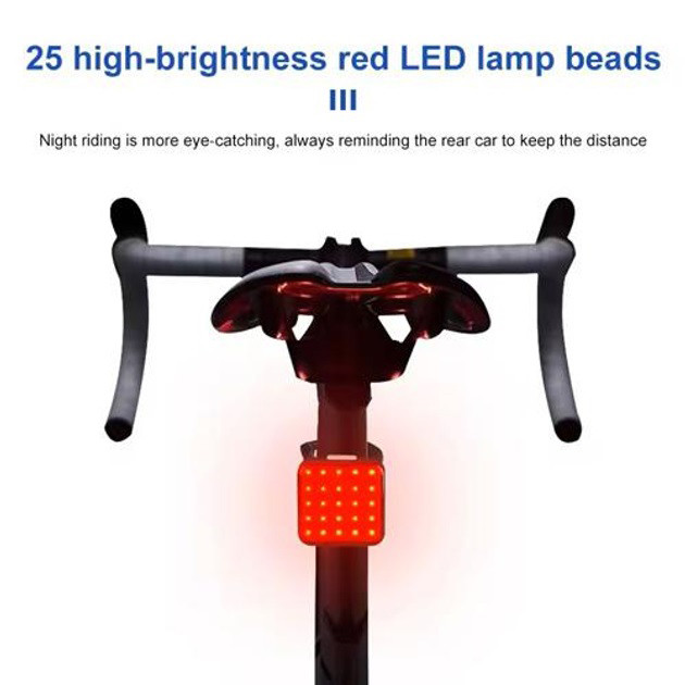 Стоп-сигнал на задню раму велосипеда, Мигалка велосипедна, Ліхтар задній вело, Світловідбивач на вело ZY-93 Івано-Франківськ - фото 6