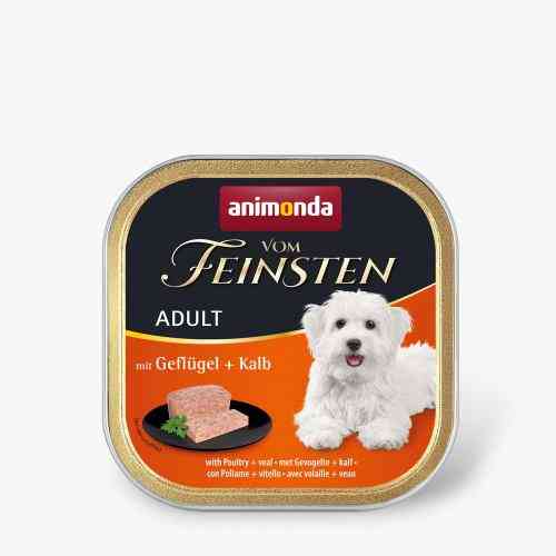 Корм вологий Vom Feinsten Adult with Poultry Veal для дорослих собак з птицею та телятиною 150 г Киев