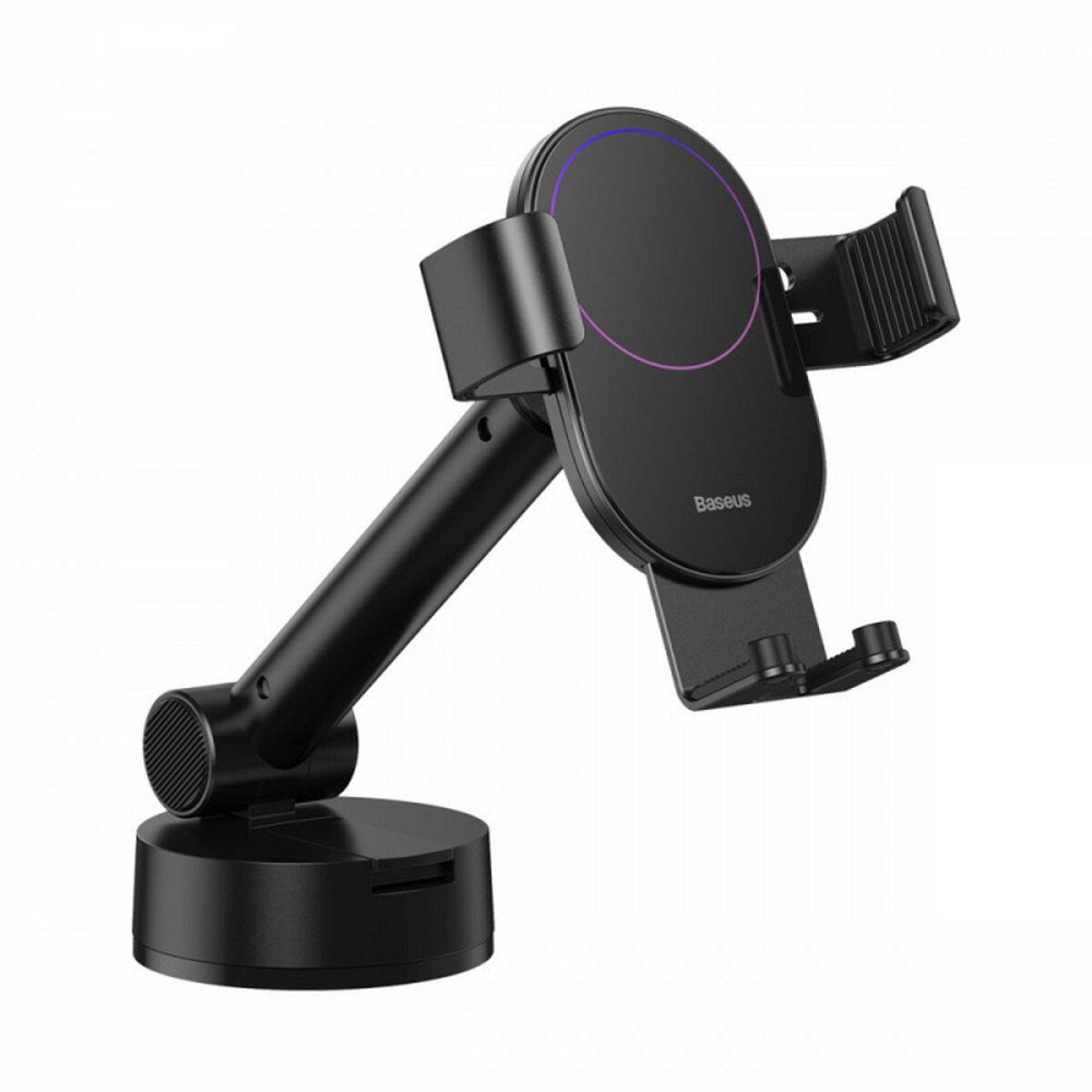 Автотримач для телефона Baseus Simplism gravity car mount holder with suction base Black Ковель - фото 5