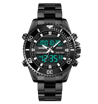 Чоловічий наручний годинник Skmei 1850 (Чорний) Вінниця