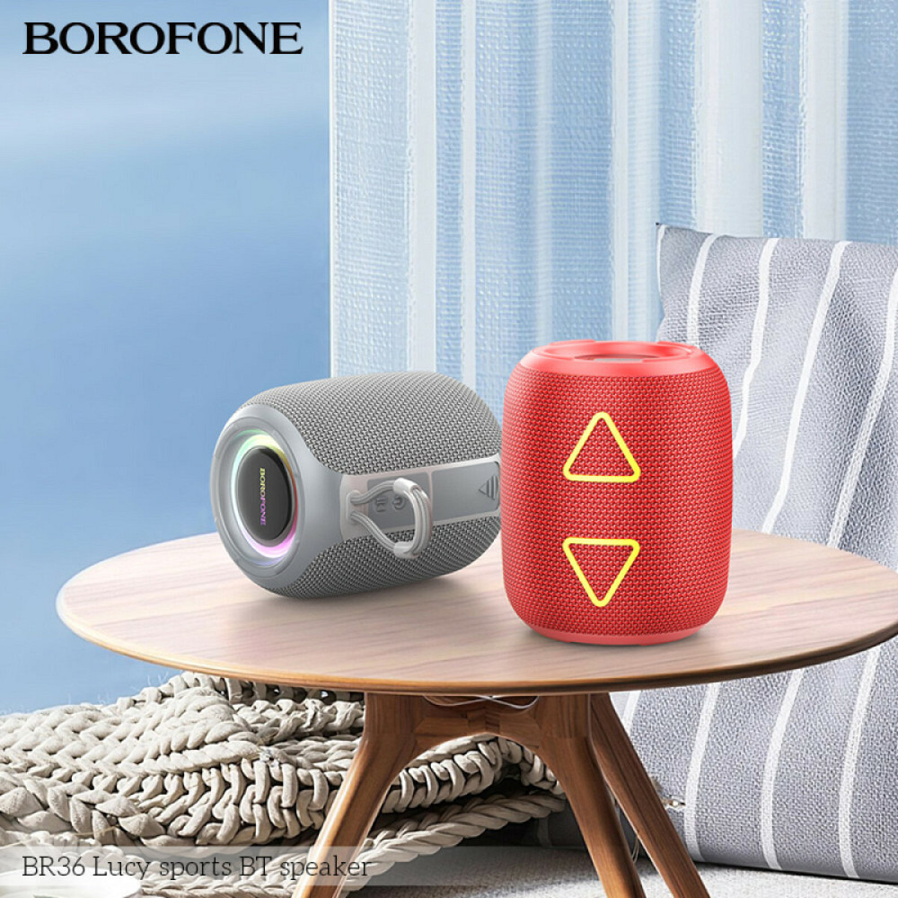 Портативна колонка BOROFONE BR36 Lucy sports BT speaker Dark Gray Київ - фото 2