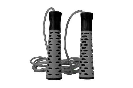 Скакалка PowerPlay 4206 Jump Rope PRO+ Сіро-чорна (2,75m.) Кам'янське