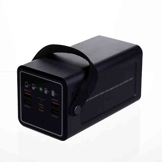 Повербанк зі швидким заряджанням і сонячною батареєю 50000 mAh портативний зарядний пристрій powerbank заряджання для телефона Київ