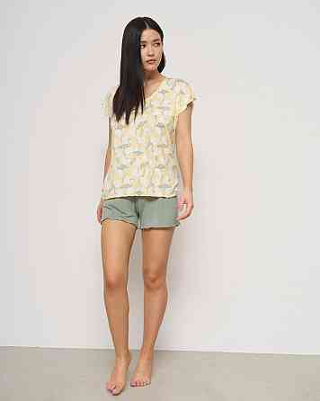 Женская пижама комплект с шортиками Вискоза - Фламинго Nicoletta 90508 M Киев