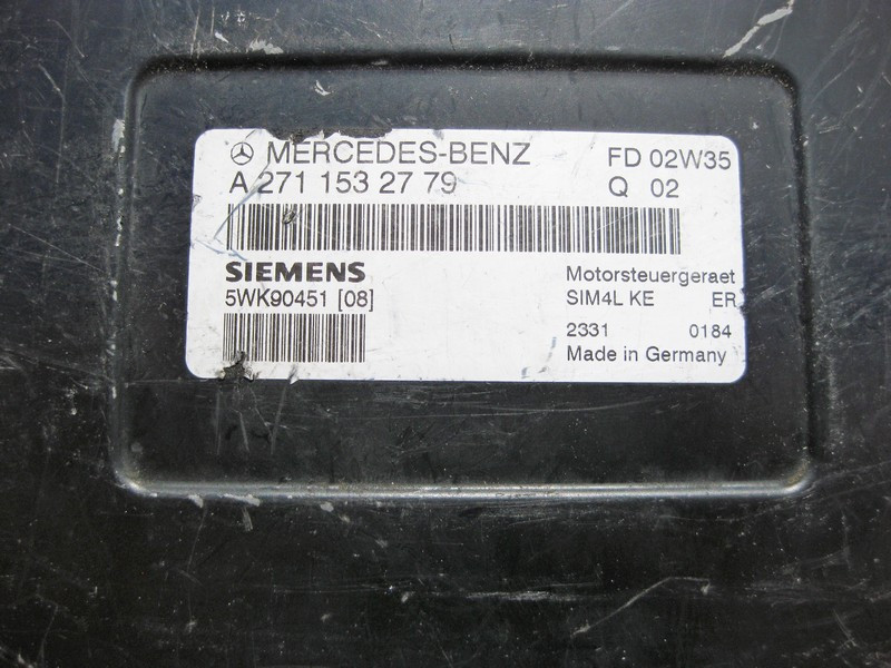 Mercedes-Benz  A2711532779 Блок керування двигуном M271 R4 1.8 Kompressor C-Class W203 Одеса - фото 4
