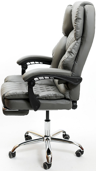 Кресло офисное Diego Comfort Pro серое Киев - изображение 4