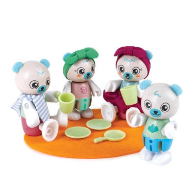 Игровой набор Hape деревянный Семья белых мишек (E3529) Винница - изображение 1