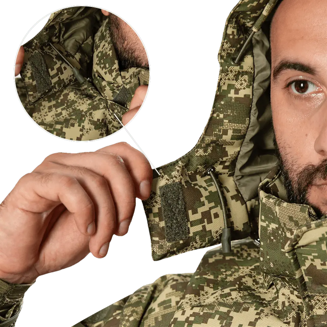 Тактическая мужская зимняя куртка Defender 7 level (Хищник) XL Винница - изображение 8