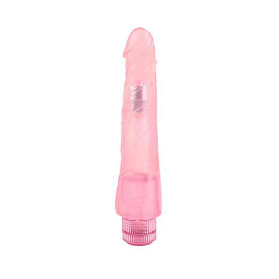 Вибратор реалистичный на батарейках Chisa Hi-Rubber, розовый Sex Aura Киев