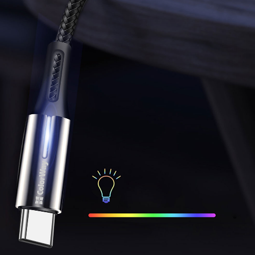 Кабель USB Type-C ColorWay CW-CBUC035-BK 2,4A 1м чорний Житомир