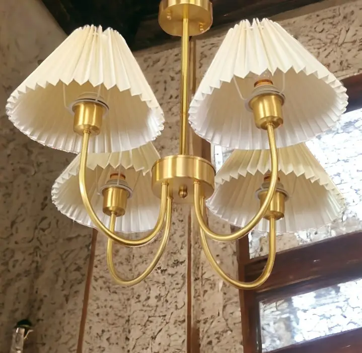 Светодиодная люстра Звон cx911 (Золотая) на 5 плафонов Винница - изображение 1