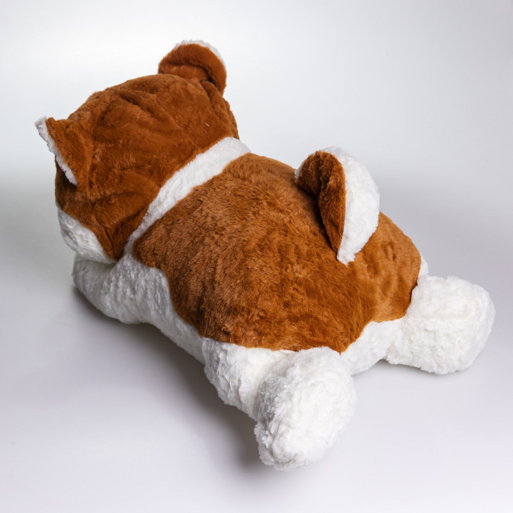 Мягкая игрушка-плед,подушка 3 в 1 Хаски плед в игрушке 50×30×26 (см) Коричневый 7124BR SBR Киев - изображение 6