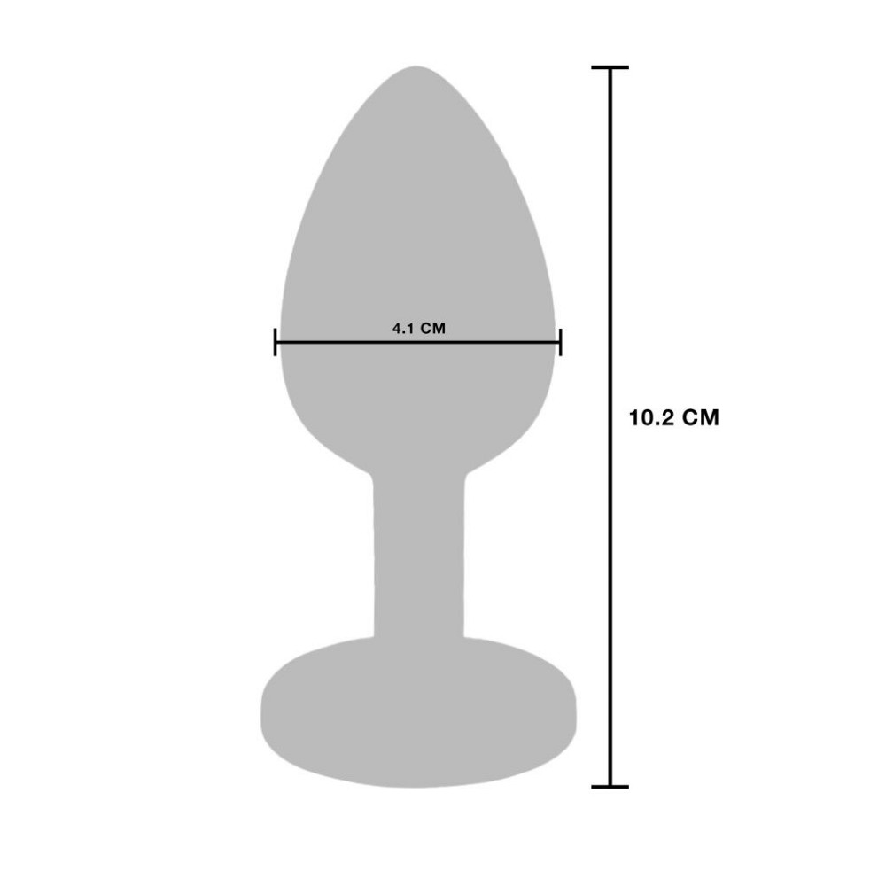 Анальная пробка с вибрацией ToyJoy The Glider, металлическая, серебряная, Large Sex Aura Киев - изображение 4