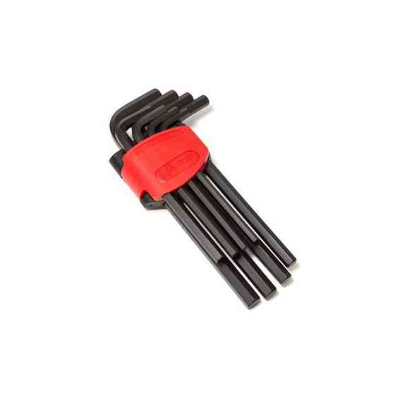 Набір ключів Г-подібних 6-гранних довгих, 8пр. (7-14мм) в пластиковому утримувачі Forsage F-5087L Одеса