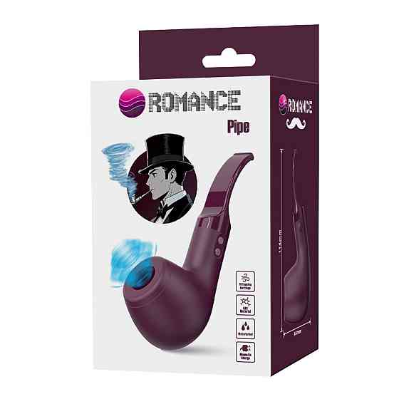 Вібратор PRETTY LOVE Romance Pipe Purple, силікон, фіолетовий, вакуумна стимуляція Sex Aura Київ